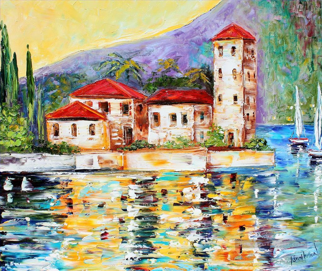 Lac de Côme Italie Méditerranée Égée Peintures à l'huile